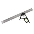 thumbnail image 4 of LOVIVER 300mm Adjustable Woodcraft COMBINATION SQUARE Set Angle Ruler Measuring Tool, 4 of 8