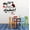 Black/Red, variant on Decal ~ Why Fit in When you were born to stand out #3: Children Wall Decal ~ 20" x 21" (Black/Red)