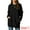 Black, variant on DARING DIVA Round Neck Pullover Long Sleeve Casual Sweater S Khaki