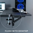thumbnail image 2 of VIVO Black Clamp-on 30" x 12" Desk Extension, Accessory Platform, Keyboard Tray, 2 of 8
