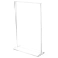 thumbnail image 2 of Clear Acrylic Sign Display / Literature Holder (Top-Load), 11" W x 17" H (2 Pack), 2 of 2