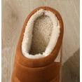 thumbnail image 3 of Men's Quilted Slip-on Slippers Technical-cloth Soft Fuzzy Comfy Non-slip Campground Style House Shoes, 3 of 6