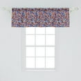 thumbnail image 2 of Ambesonne 1970s Valance Pack of 2, Angular Triangle Geometric, 54"X18", Multicolor, 2 of 4