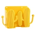 thumbnail image 1 of Wall Mounted Cactus Storage Box Punch-free Self-adhesive Remote Controller Mobile Phone Charging Organizer Holder Household Hook Bright Yellow, 1 of 8