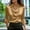 Tops-48Yellow, variant on Gamivast Shirts for Women Stain V Neck 3/4 Sleeve Loose Fit Basic Blouses Casual Tunic Tops Work Office Daily outfits Wear