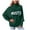 Green, variant on Women Merry Sweaters Turtleneck Long Sleeve Letter Print Loose Knitted Pullover Merry Christmas Sweater