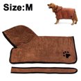 thumbnail image 2 of Dog Bathrobe Soft Super Absorbent Microfiber Dog Drying Towel Robe with Hood/Belt for Large,Medium,Small Dogs, 2 of 5
