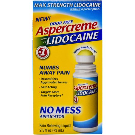 ASPERCREME Max Strength With 4% Lidocaine No Mess ...