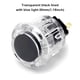 thumbnail image 2 of Inteprter Botón pulsador LED Cool Small Rocker Buttons Multiusos Diseño especial de moda Arcade Press Gaming Game Machine Arcades Videojuegos y accesorios Negro transparente, luz azul 30 mm, 2 of 6