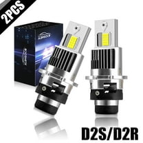 AUIMSOCO For Nissan 370Z 2009-2018 LED Car Front Lights D2S/D2C/D2R Combo H/L Bulbs 2x 6000k Kit 8000LM Bright White Non-polarity Conversations Kits