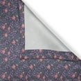 thumbnail image 3 of Ambesonne Flower Kitchen Curtains, Blossoming Flowers Bouquet, 55"x39", Multicolor, 3 of 3
