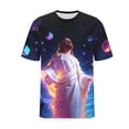 thumbnail image 6 of COSFO Jesus T Shirts for Men Short Sleeve Easter Tops Crew Neck Pullover Holiday Mens Graphic Tees, 6 of 6