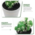 thumbnail image 3 of BESTYASH Estatua De Bonsái Artificial Simulación Cactus Para Verde Y, 3 of 6
