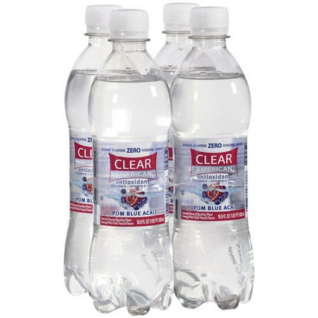 Clear American Pomegr Berry 16.9oz 4pk