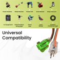 thumbnail image 4 of Go Green Power Inc. Gg-13708 Cable De Extensión Resistente 16/3, Color Naranja, 8 Pies, 4 of 5