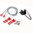 thumbnail image 4 of Conjunto de Cadena de Remolque con Grillete de Gancho de Remolque de Metal RC para SCX10, 4 of 9