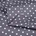 thumbnail image 3 of BNM Soft Deep Pocket 600 Thread Count Cotton Blend Polka Dot Sheet Set, 3 of 9