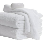 MIMAATEX Basic Towels-20x40 inches-6 Pack-White-100% Cotton- Hair/Pool/Gym Multipurpose Quick Drying Light and Soft Towels