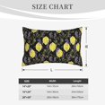 thumbnail image 4 of Sikiie Lavender Flowers Print Plush Pillow Cover, Wrinkle-proof and Stain-resistant Pillow Protector without Pillow Core, Home Decoration-20"x30", 4 of 6