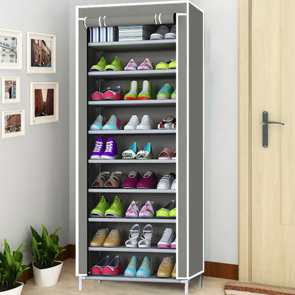 Shoe Rack 10Tier Shoe Rack Storage Organizer, Stackable Space Saving