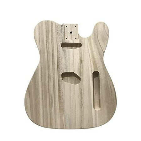 HXBER Polished Wood Type Electric Guitar Barrel DIY Electric Maple Guitar Barrel Body for TL Style Guitar
