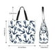 thumbnail image 5 of Disketp Navy Blue Anchor Bolsa Tote Estampada para Mujer, Bolso de Hombro y de Mano para Compras y Viajes, 5 of 8