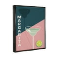 thumbnail image 3 of Stupell Industries Modern Margarita Blocked Citrus Contemporary Cocktail Graphic Art Jet Black Floating Framed Canvas Print Wall Art, Design by Birch&Ink, 3 of 5