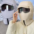 thumbnail image 2 of Osdhezcn Cold Weather Face Mask Full Coverage Integrated Windproofed Glasses For Outdoor Activity Skiing Hiking, 2 of 7