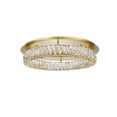 thumbnail image 1 of Elegant Lighting 3503F26G Monroe LED Light Gold Flush Mount Clear Royal Cut Crystal, 1 of 1