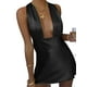 thumbnail image 3 of TRKIYQC Mujeres Sexy Ahueca Hacia Fuera el Vestido Señoras Tirantes Tie-Up Mini Vestido Niñas Recortar Casual Sundress Party Club Streetwear (S, Multi-White) TRKIYQC moderno, 3 of 4