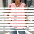 thumbnail image 3 of Gsakboxl Womens Summer Outfits Women's Bubble Wrinkled Textured Fabric V Neck Tank Top Button Decor Loose Sleeveless Casual Vest 5XL, 3 of 4
