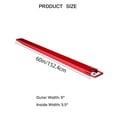 thumbnail image 2 of Forklift Extensions  5.5 inch Width, Pallet Fork Extensions Extenders,Heavy Duty Steel 1 Pair Forklift Extensions,Red, 2 of 6
