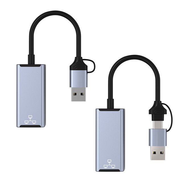 Adaptador de red Ethernet Adaptador de red portátil Cable convertidor (Gigabit) Likrtyny Para estrenar