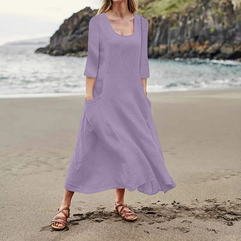 HIMIWAY Summer Dresses for Women 2023 Women's Fashion Casual