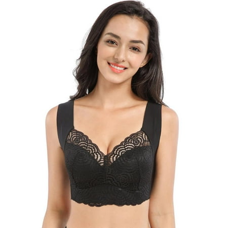 

Lymphvity Detoxification and Shaping & Powerful Lifting Bra Lace Plus Size Wireless Bra for Women (XXXXL)
