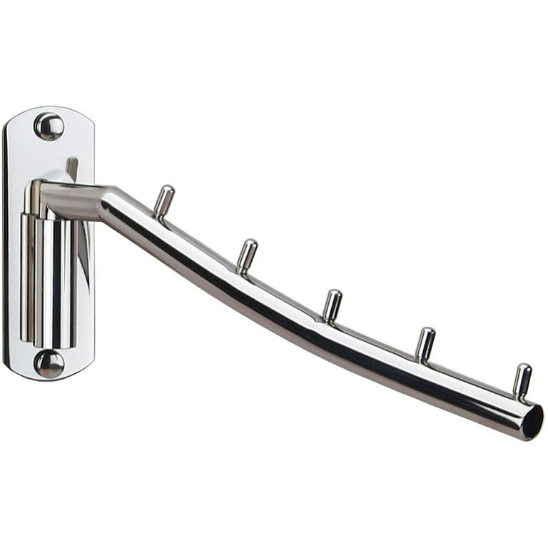 Unique Bargains Household Wall Mounted Stainless Steel Coat Rack