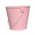 Iron Hanging Flower Pot Garden Balcony Wall Vertical Bucket Holder
