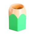 thumbnail image 2 of Portalápices, organizador de escritorio, suministros de papelería para el aula en casa, soporte de exhibición de lápiz con forma de punta de lápiz bon verde DYNWAVEMX Titular de la pluma, 2 of 8