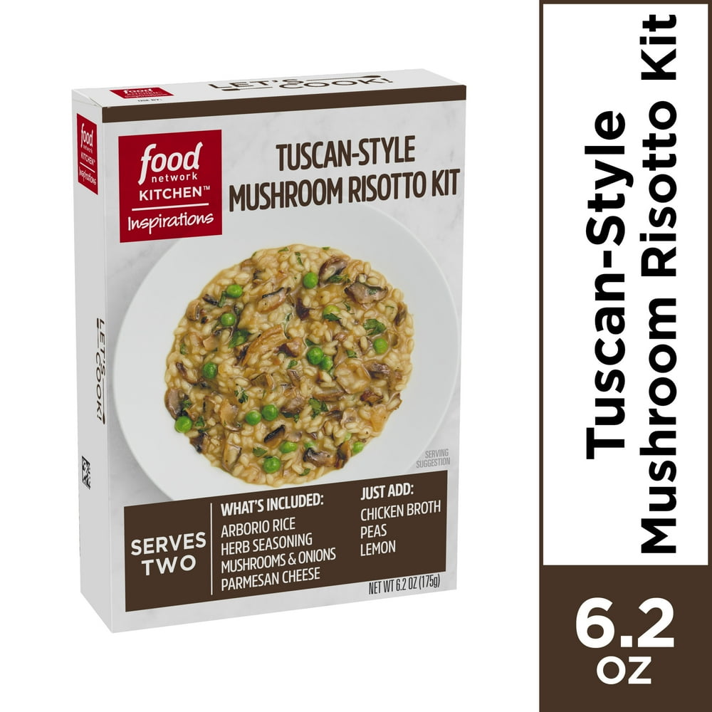 Food Network Kitchen Inspirations TuscanStyle Mushroom Risotto Meal