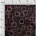 thumbnail image 2 of oneOone Cotton Flex Maroon Fabric Geometric Sewing Material Print Fabric By The Yard 40 Inch Wide, 2 of 4