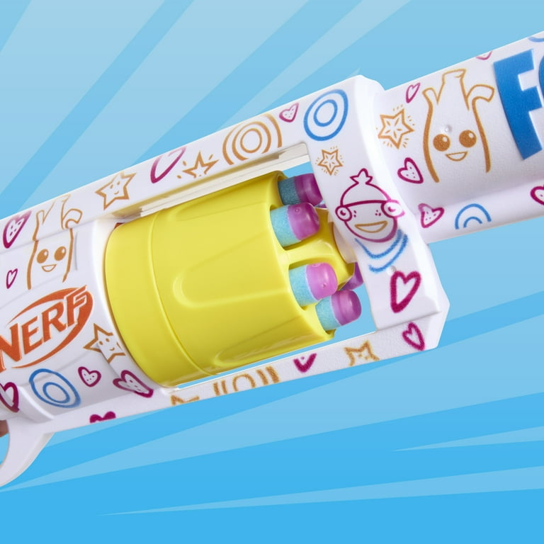 Nerf, Foam Dart Blaster, Frenz 4 Ever, 6-Dart Drum, Includes Code