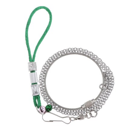 2x Stainless Supplies Cage Toys Parrot Neck Rope ,
