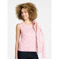 thumbnail image 3 of Time and Tru Women's Sleeveless Shell and Cardigan Twin Set, 2-Piece, Sizes XS-XXXL, 3 of 7