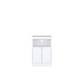 thumbnail image 4 of Ella Rhae Microwave Kitchen Storage Cart, White, 4 of 4