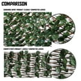 thumbnail image 4 of Sunshades Depot Artificial Leaf Faux Ivy Expandable Stretchable Privacy Fence Screen for Patio Deck Backyard Balcony Privacy Screen Double Side Leaf Vine Wall Fence Decoration 5 Pcs, 4 of 5