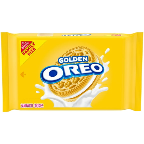 OREO Golden Sandwich Cookies Family Size (Pack of 48)