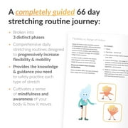 The Stretching Sidekick Journal by Habit Nest. Guided Stretching Routines to Keep You Flexible, Energized, and Live Comfortably. 66 Stretching Routines that only take 15-20 mins a day.