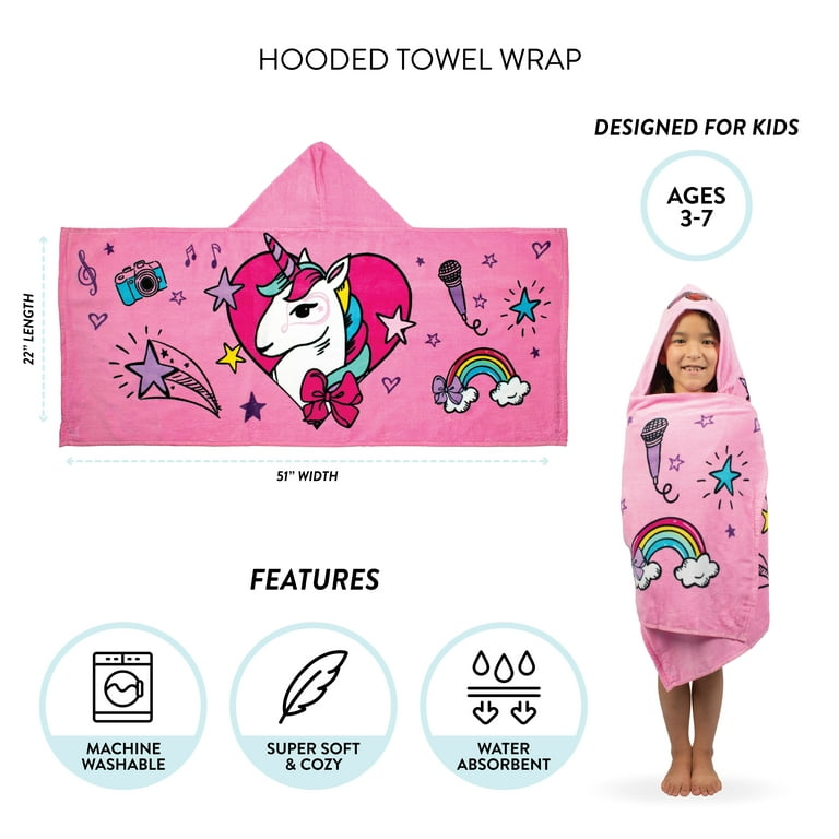 Jojo siwa hotsell hooded towel