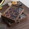 thumbnail image 1 of YAOMOBB Storage Display Holder Jewelry Storage Box with Transparent Lid Large Capacity Multi compartment Jewelry Organizer Case, 1 of 7