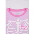 thumbnail image 5 of Bellafa Kids Girls Skeleton Pajamas 100% Cotton Sleepwear 2-Piece Toddler Girls Glow in the Dark Halloween Pjs Sets, 5 of 6